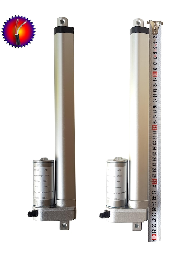 Lineer Aktüatör Motor 24v 250mm (10 INCH)