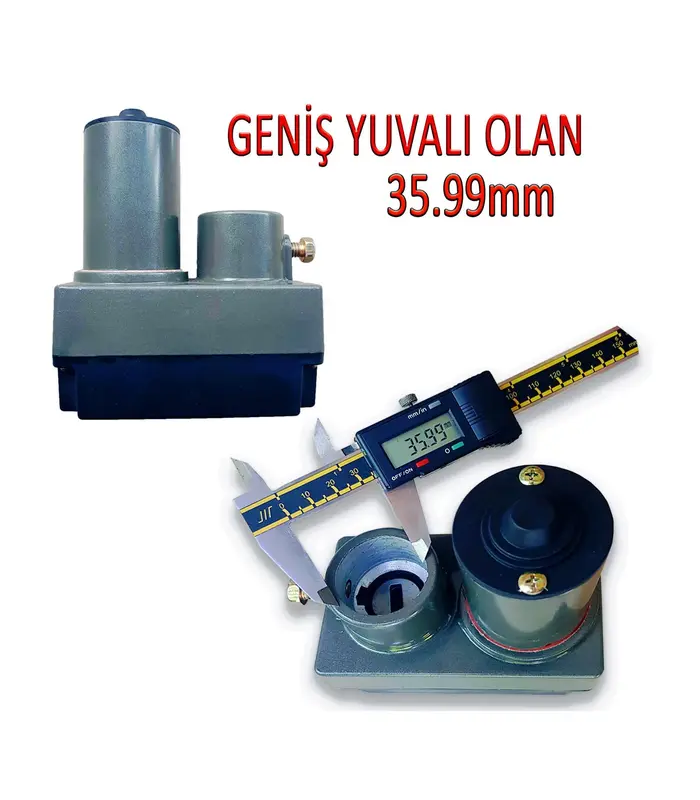 Teleskopik Asansör Kabin Kapı Motoru Enkodersiz 24v (60W)