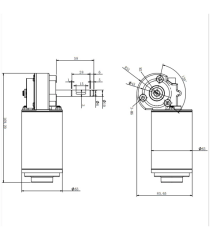 Tzc Premium Asansör Kapı Motoru (60W)