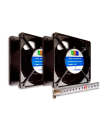 Kare Fan 120X120X38Mm 220V Metal Kasalı