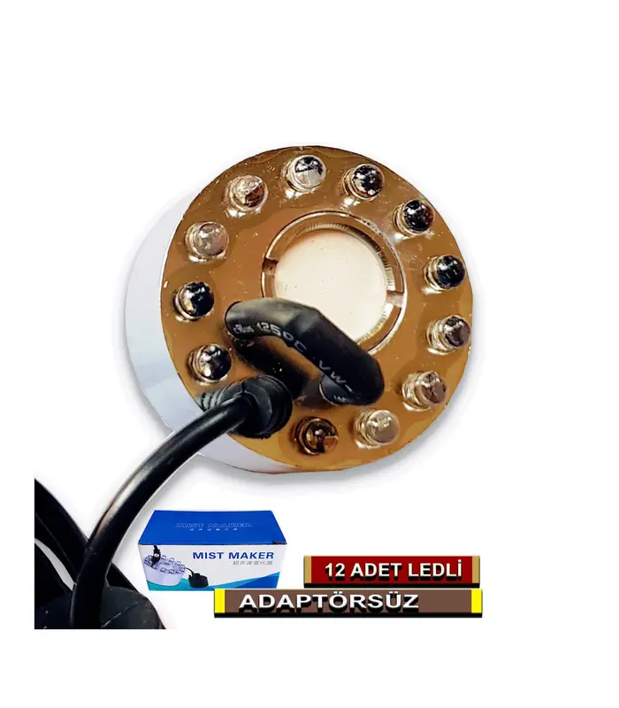 Nem Nozulu Ultrasonik Nem Cihazı (Adaptörsüz) Metal