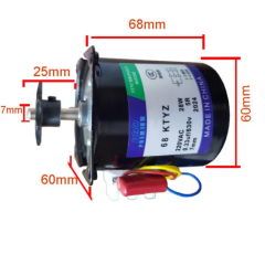 Kuluçka Çevirme Motoru 28W 7mm - 220 V - 100 kg