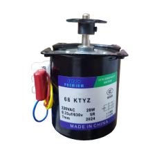 Kuluçka Çevirme Motoru 28W 7mm - 220 V - 100 kg