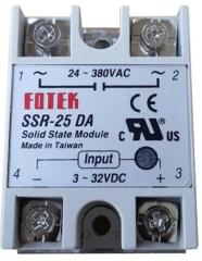 SSR-25DA Röle (25A) Solid State Röle (Geliştirme Kartlarıyla Uyumlu)